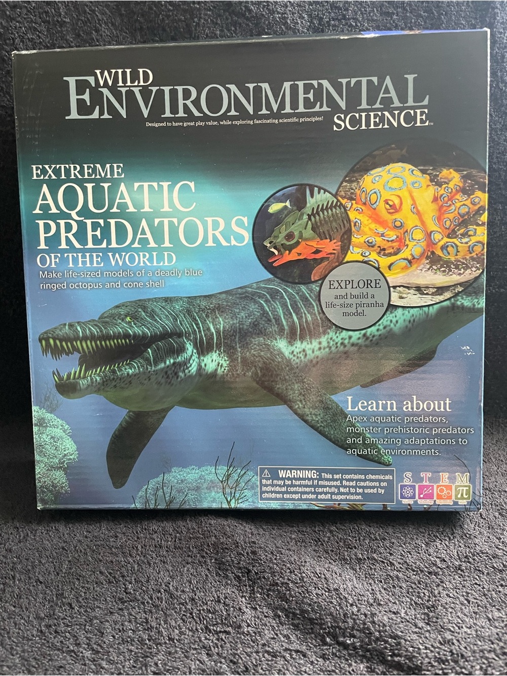 NIB Wild Environmental Science Extreme Aquatic Predators Kit